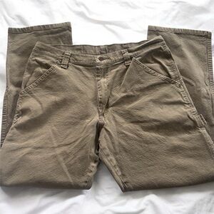 Wrangler Men's Carpenter Pants in Light Khaki
